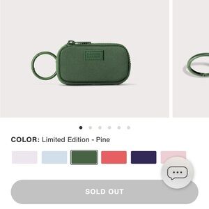 Dagne Dover Limited Edition Pine Pouch (sold out, brand new with tags)
